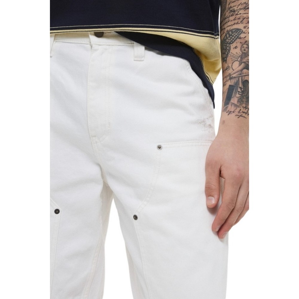 GUESS PANEL CARPENTER S ΒΕΡΜΟΥΔΑ ΑΝΔΡΙΚΗ OFF WHITE