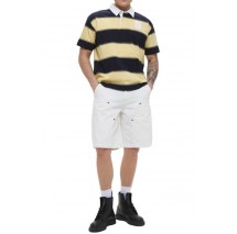 GUESS PANEL CARPENTER S ΒΕΡΜΟΥΔΑ ΑΝΔΡΙΚΗ OFF WHITE