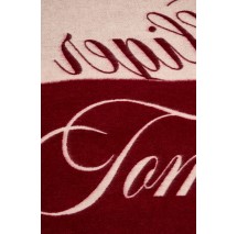 TOMMY HILFIGER SCRIPT LOGO SCARF ΚΑΣΚΟΛ ΓΥΝΑΙΚΕΙΟ BORDEAUX