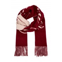TOMMY HILFIGER SCRIPT LOGO SCARF ΚΑΣΚΟΛ ΓΥΝΑΙΚΕΙΟ BORDEAUX