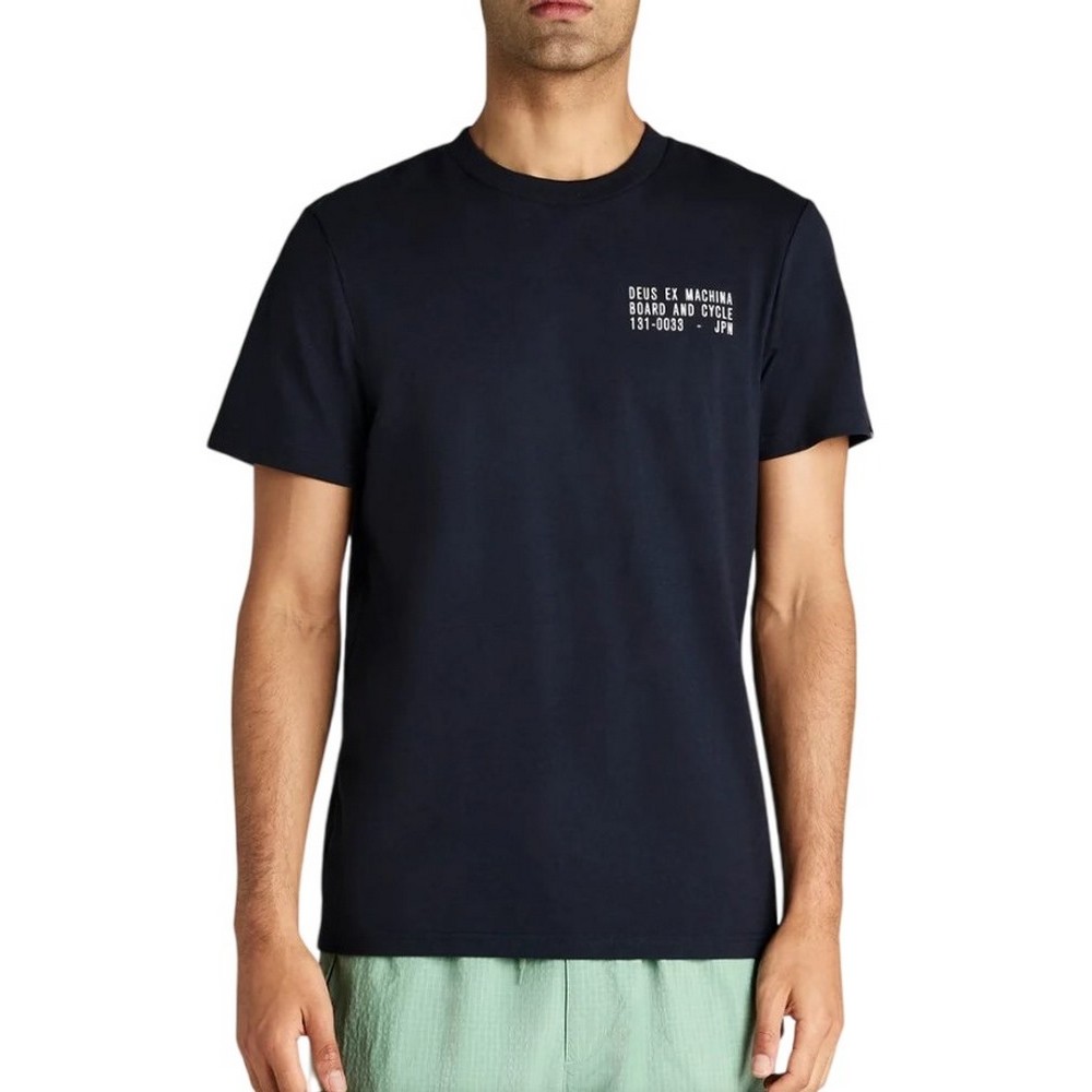 DEUS RECOIL TEE T-SHIRT ΜΠΛΟΥΖΑ ΑΝΔΡΙΚΗ BLACK