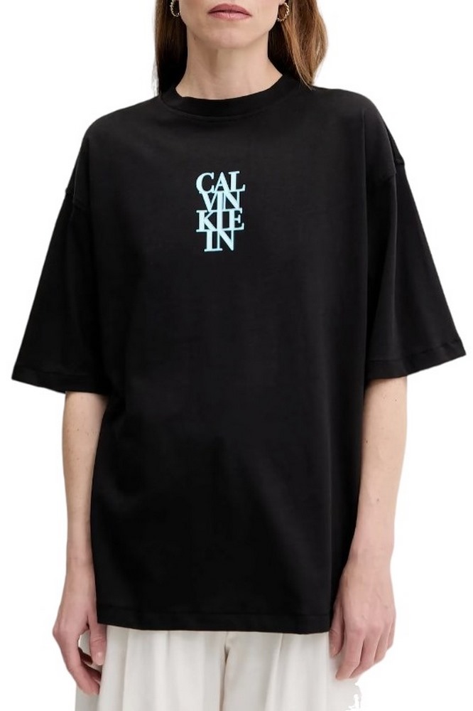 CALVIN KLEIN  OVERSIZE BOLD LOGO TEE T-SHIRT ΜΠΛΟΥΖΑ ΑΝΔΡΙΚΗ BLACK