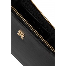 TOMMY HILFIGER  ICON CHAIN SHOULDER POUCH ΤΣΑΝΤΑ ΓΥΝΑΙΚΕΙΑ BLACK