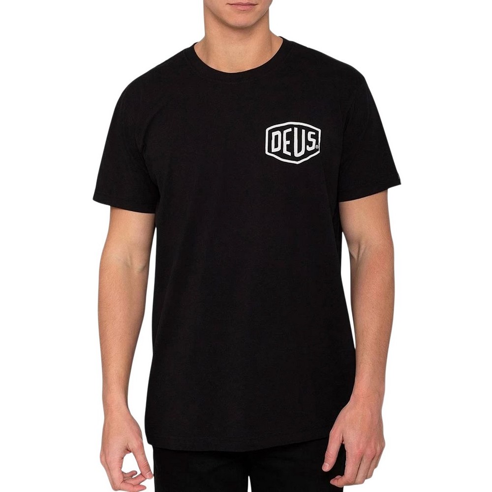DEUS TOKYO ADDRESS TDMW41808R T-SHIRT ΜΠΛΟΥΖΑ ΑΝΔΡΙΚΗ BLACK