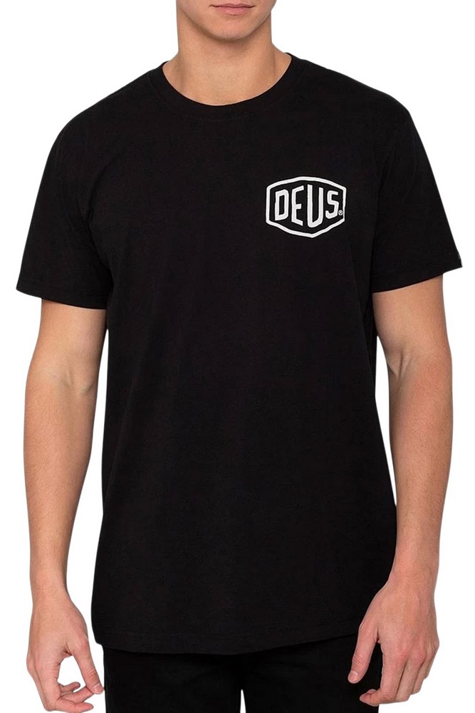 DEUS TOKYO ADDRESS TDMW41808R T-SHIRT ΜΠΛΟΥΖΑ ΑΝΔΡΙΚΗ BLACK