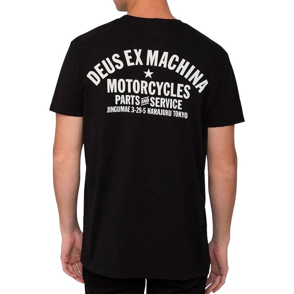 DEUS TOKYO ADDRESS TDMW41808R T-SHIRT ΜΠΛΟΥΖΑ ΑΝΔΡΙΚΗ BLACK