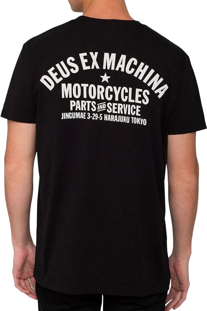 DEUS TOKYO ADDRESS TDMW41808R T-SHIRT ΜΠΛΟΥΖΑ ΑΝΔΡΙΚΗ BLACK