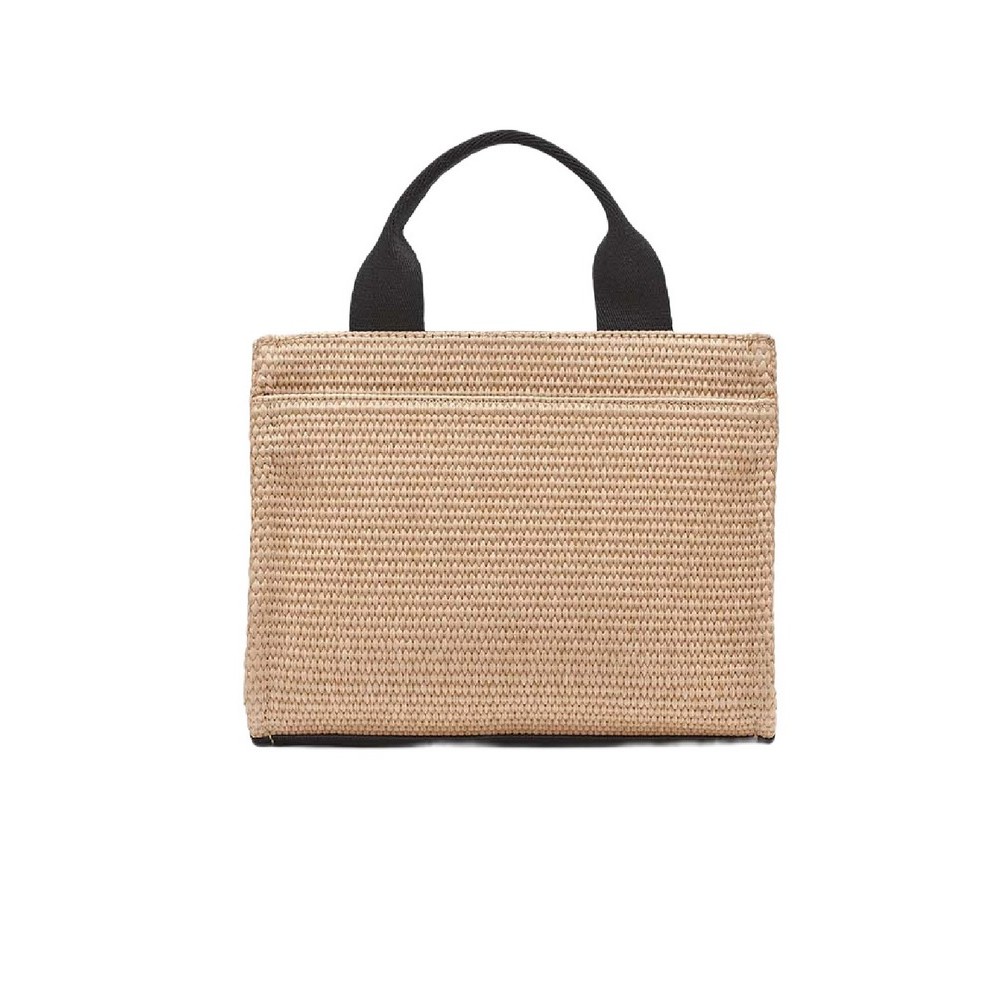 DKNY HANDLEE TOTE HANDBAG R51ADC80 ΤΣΑΝΤΑ ΓΥΝΑΙΚΕΙΑ NATURAL/BLACK