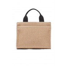 DKNY HANDLEE TOTE HANDBAG R51ADC80 ΤΣΑΝΤΑ ΓΥΝΑΙΚΕΙΑ NATURAL/BLACK