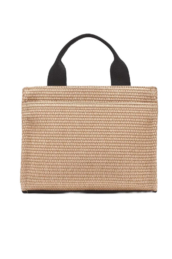 DKNY HANDLEE TOTE HANDBAG R51ADC80 ΤΣΑΝΤΑ ΓΥΝΑΙΚΕΙΑ NATURAL/BLACK