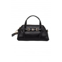 TOMMY HILFIGER BUCKLE MINI TOTE ΤΣΑΝΤΑ ΓΥΝΑΙΚΕΙΑ BLACK
