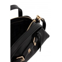 TOMMY HILFIGER BUCKLE MINI TOTE ΤΣΑΝΤΑ ΓΥΝΑΙΚΕΙΑ BLACK