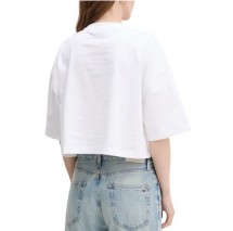 CALVIN KLEIN JEANS CRPPD BXY CHN STTCH ΜΠΛΟΥΖΑ ΓΥΝΑΙΚΕΙΑ WHITE