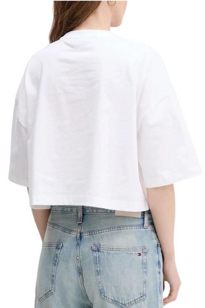 CALVIN KLEIN JEANS CRPPD BXY CHN STTCH ΜΠΛΟΥΖΑ ΓΥΝΑΙΚΕΙΑ WHITE