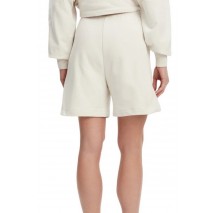 CALVIN KLEIN JEANS WOVEN LABEL SHORTS ΣΟΡΤΣ ΓΥΝΑΙΚΕΙΟ ECRU
