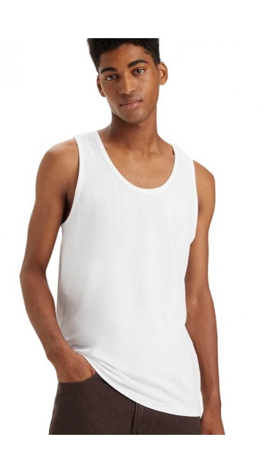 LEVIS HOUSEMARK TANK A72560000 ΜΠΛΟΥΖΑ ΑΝΔΡΙΚΗ BRIGHT WHITE