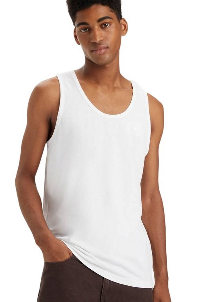 LEVIS HOUSEMARK TANK A72560000 ΜΠΛΟΥΖΑ ΑΝΔΡΙΚΗ BRIGHT WHITE
