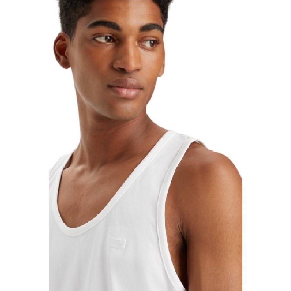 LEVIS HOUSEMARK TANK A72560000 ΜΠΛΟΥΖΑ ΑΝΔΡΙΚΗ BRIGHT WHITE