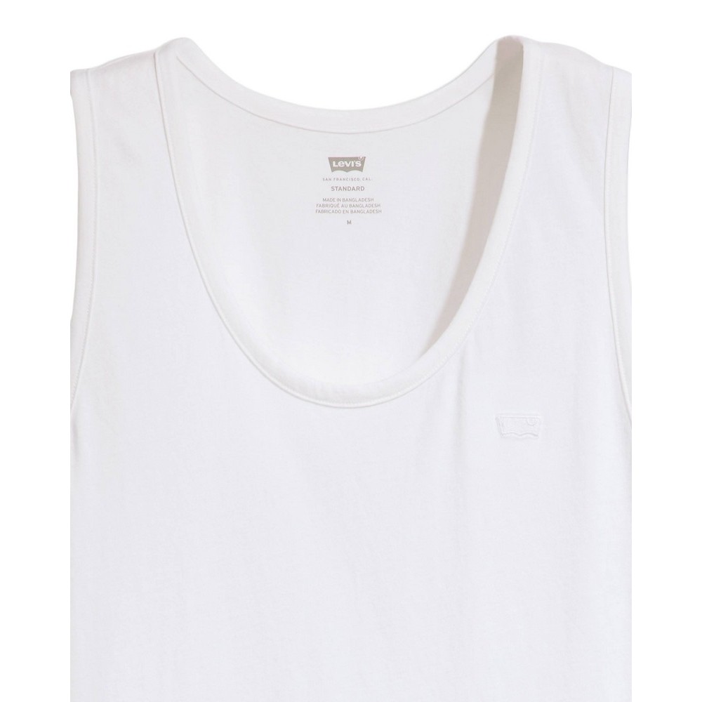 LEVIS HOUSEMARK TANK A72560000 ΜΠΛΟΥΖΑ ΑΝΔΡΙΚΗ BRIGHT WHITE