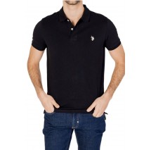 U.S POLO ASSN KING 000147 EHPD USPA BASIC POLO T-SHIRT ΜΠΛΟΥΖΑ ΑΝΔΡΙΚΗ BLACK