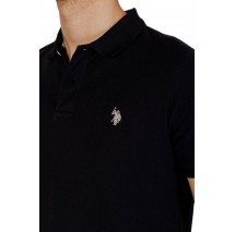 U.S POLO ASSN KING 000147 EHPD USPA BASIC POLO T-SHIRT ΜΠΛΟΥΖΑ ΑΝΔΡΙΚΗ BLACK