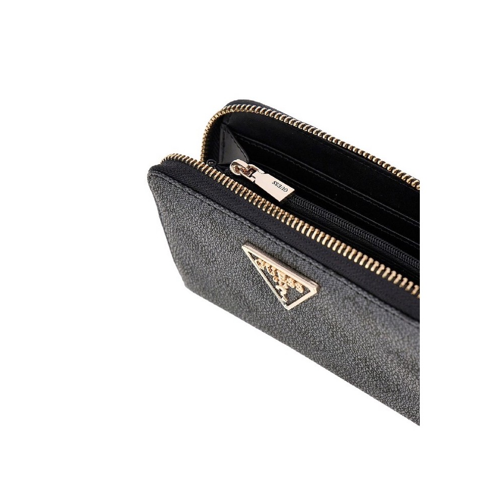 GUESS LAUREL II SLG MED ZIP AROUND ΠΟΡΤΟΦΟΛΙ ΓΥΝΑΙΚΕΙΟ GREY