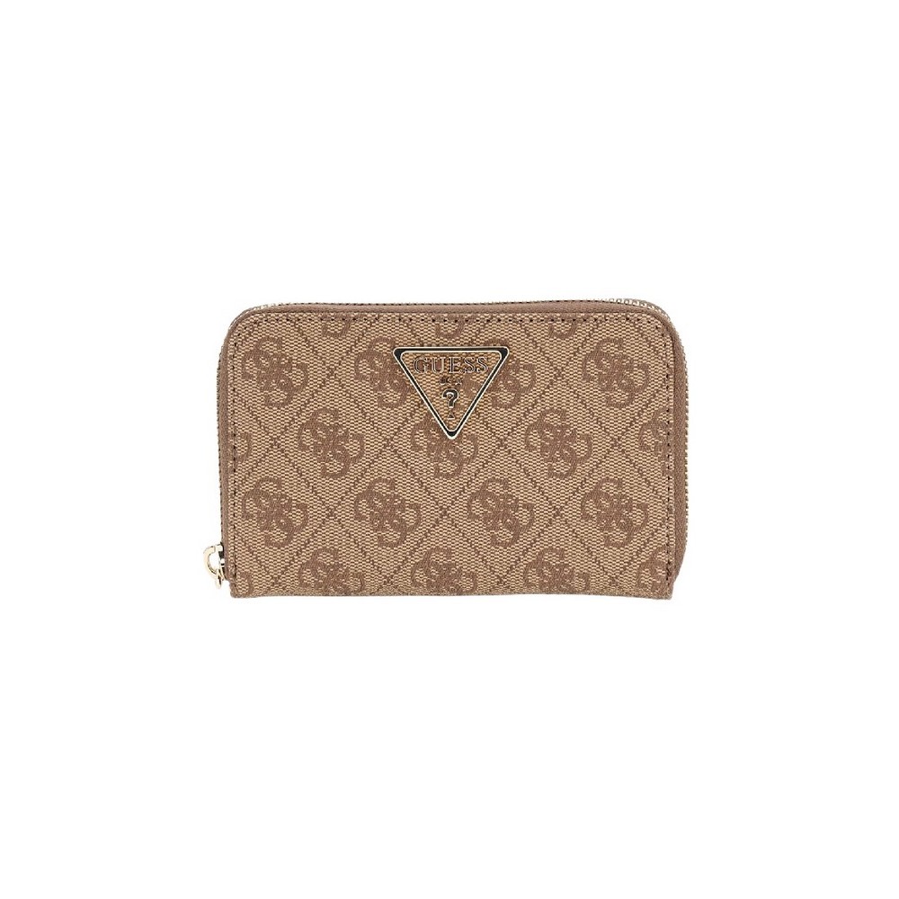 GUESS LAUREL II SLG MED ZIP AROUND ΠΟΡΤΟΦΟΛΙ ΓΥΝΑΙΚΕΙΟ LATTE