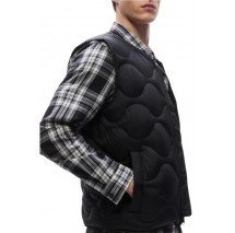 CALVN KLEIN JEANS SLVSS FEATHERWEIGHT NYLON CHNNL ΓΙΛΕΚΟ ΑΝΔΡΙΚΟ BLACK