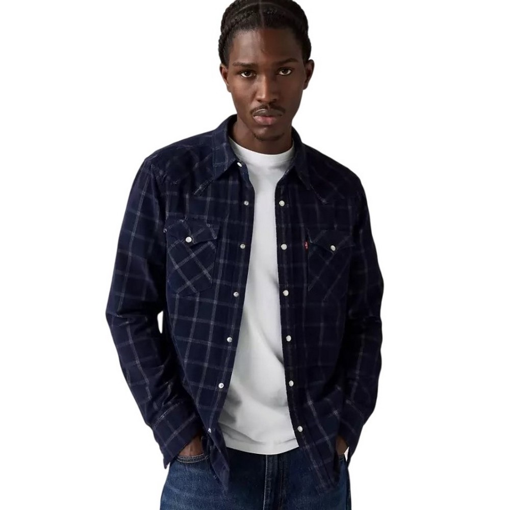 LEVIS BARSTOW WESTERN STANDARD ΠΟΥΚΑΜΙΣΟ ΑΝΔΡΙΚΟ INDIGO