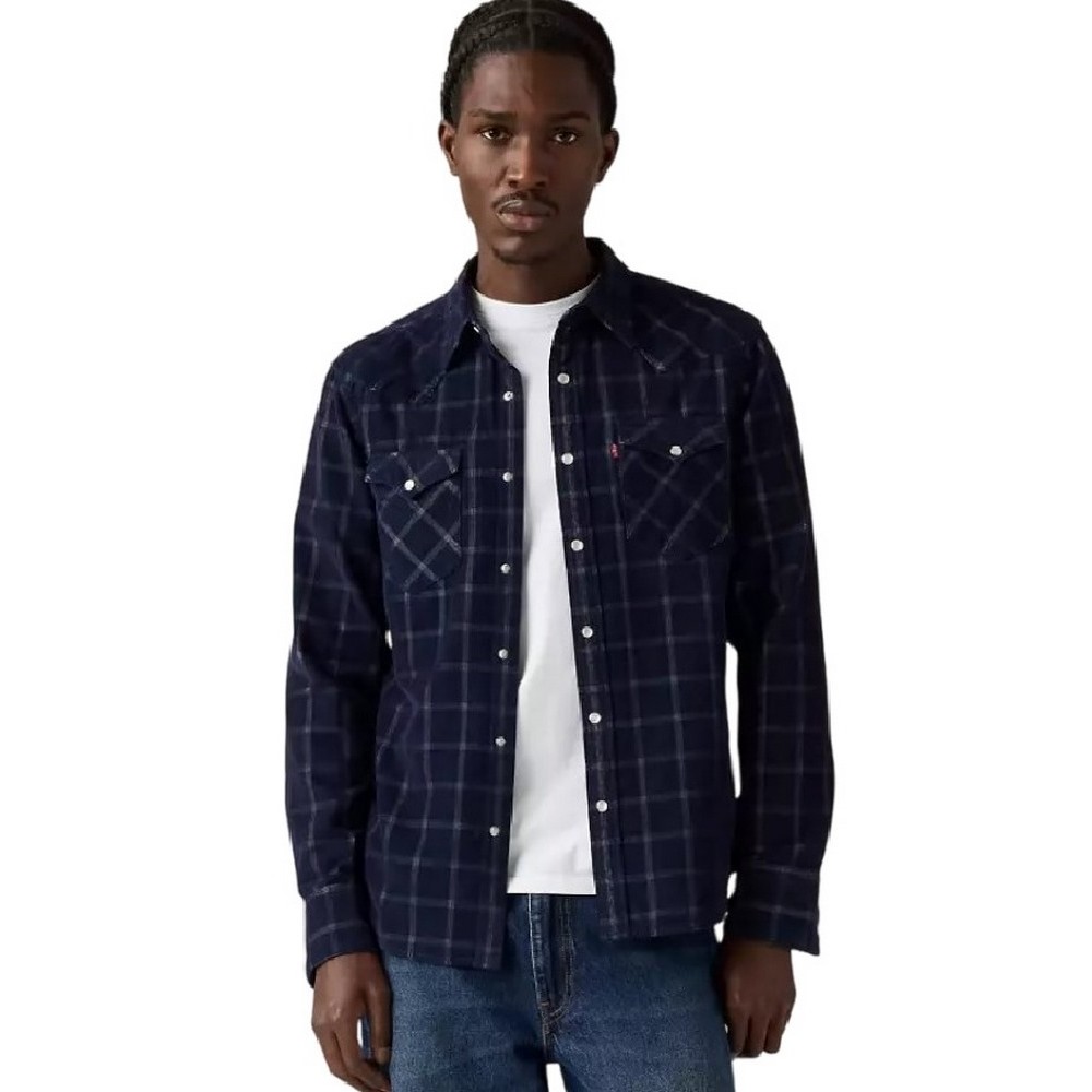 LEVIS BARSTOW WESTERN STANDARD ΠΟΥΚΑΜΙΣΟ ΑΝΔΡΙΚΟ INDIGO
