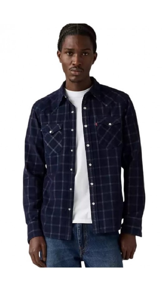 LEVIS BARSTOW WESTERN STANDARD ΠΟΥΚΑΜΙΣΟ ΑΝΔΡΙΚΟ INDIGO