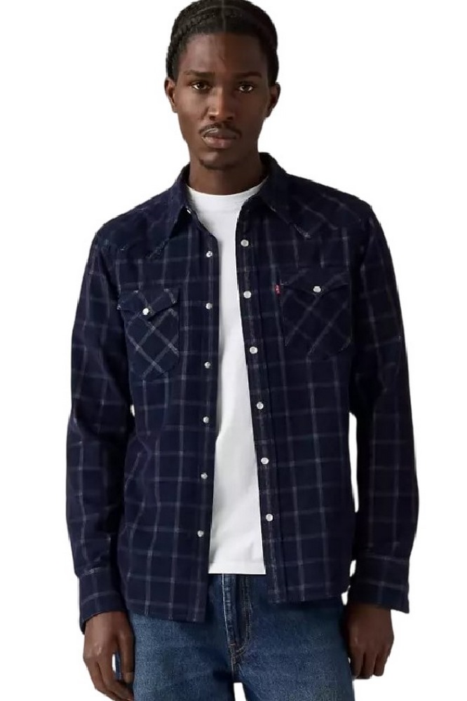 LEVIS® BARSTOW WESTERN STANDARD ΠΟΥΚΑΜΙΣΟ ΑΝΔΡΙΚΟ INDIGO