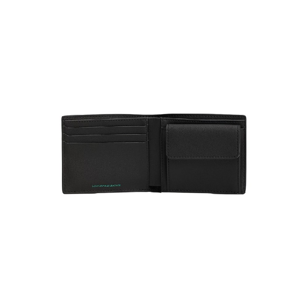 TOMMY HILFIGER  LEATHER CC & COIN ΠΟΡΤΟΦΟΛΙ ΑΝΔΡΙΚΟ BLACK