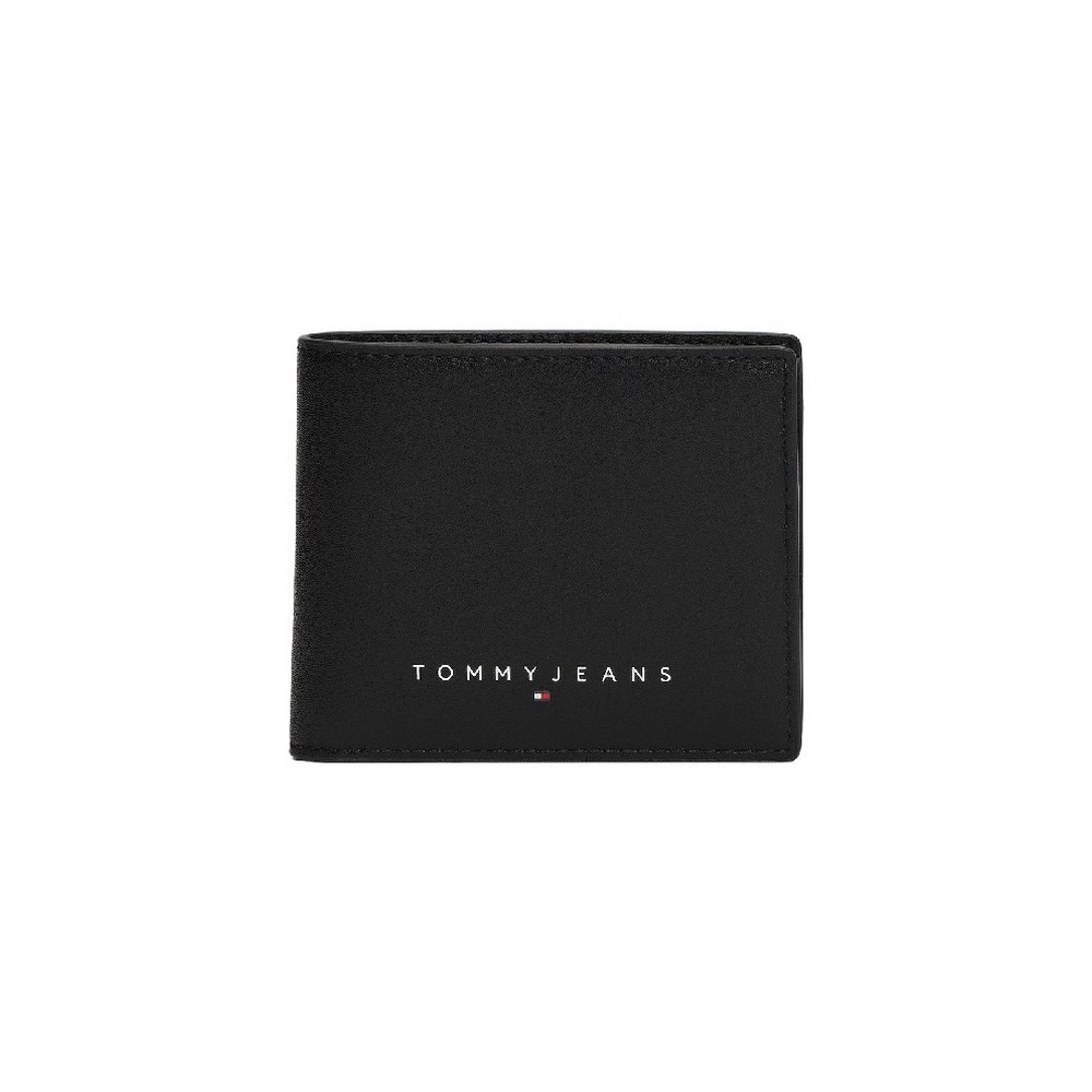TOMMY HILFIGER  LEATHER CC & COIN ΠΟΡΤΟΦΟΛΙ ΑΝΔΡΙΚΟ BLACK