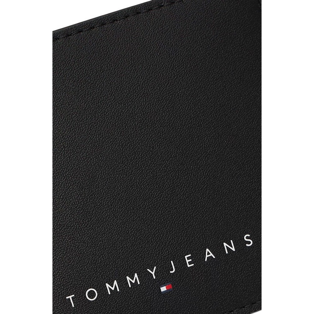 TOMMY HILFIGER  LEATHER CC & COIN ΠΟΡΤΟΦΟΛΙ ΑΝΔΡΙΚΟ BLACK