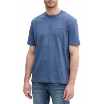 CALVIN KLEIN JEANS  APPLIQUE TEE T-SHIRT ΜΠΛΟΥΖΑ ΑΝΔΡΙΚΗ INDIGO