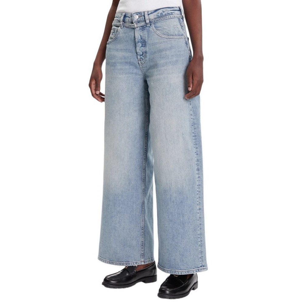 TOMMY JEANS MR LS WD BELT CBF CI61 ΠΑΝΤΕΛΟΝΙ ΓΥΝΑΙΚΕΙΟ BLUΕ DENIM