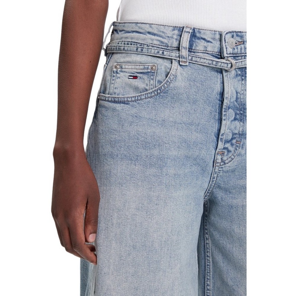 TOMMY JEANS MR LS WD BELT CBF CI61 ΠΑΝΤΕΛΟΝΙ ΓΥΝΑΙΚΕΙΟ BLUΕ DENIM