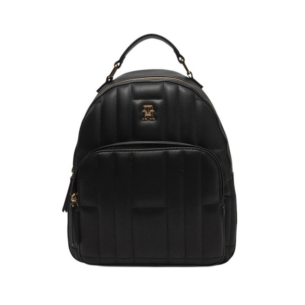 TOMMY HILFIGER FEMININE BACKPACK ΤΣΑΝΤΑ ΓΥΝΑΙΚΕΙΑ BLACK
