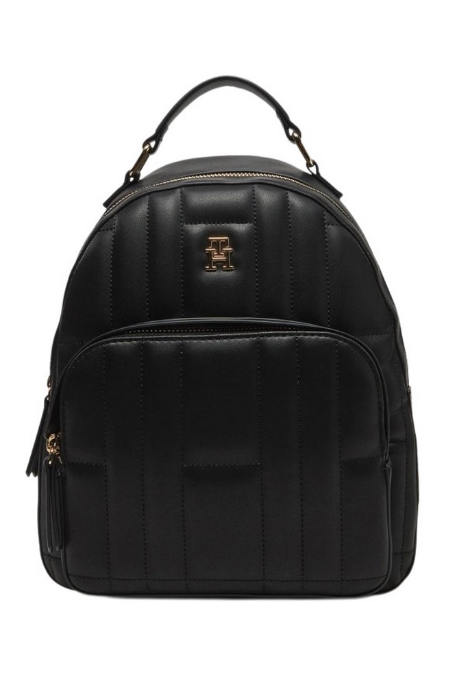TOMMY HILFIGER FEMININE BACKPACK ΤΣΑΝΤΑ ΓΥΝΑΙΚΕΙΑ BLACK