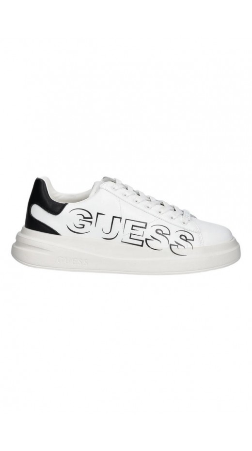 GUESS ELBA FMPELBSUE12 ΠΑΠΟΥΤΣΙ ΑΝΔΡΙΚΟ WHITE/BLACK