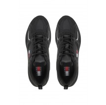 TOMMY JEANS RUNNER LEATHER ΠΑΠΟΥΤΣΙ ΑΝΔΡΙΚΟ BLACK