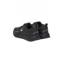 TOMMY JEANS RUNNER LEATHER ΠΑΠΟΥΤΣΙ ΑΝΔΡΙΚΟ BLACK
