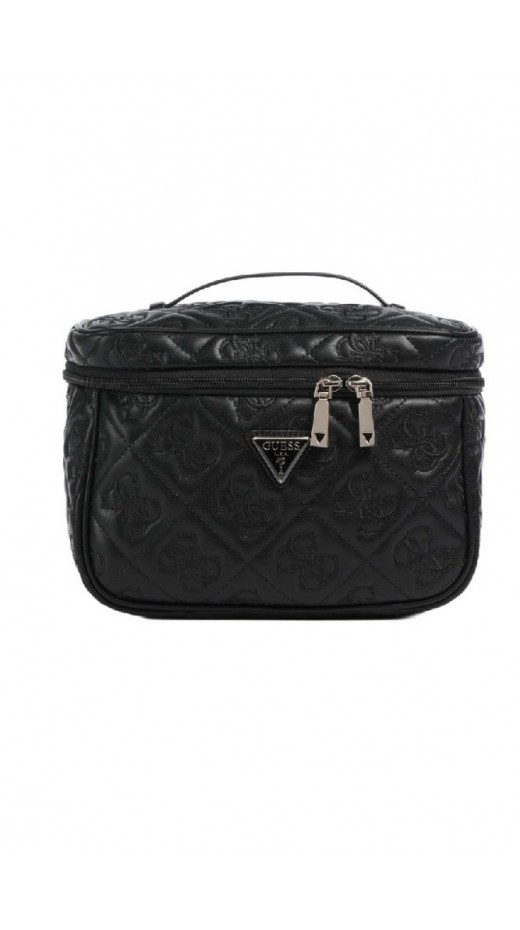 GUESS ADELASIA TOILETRY TRAIN CASE ΝΕΣΕΣΕΡ ΓΥΝΑΙΚΕΙΟ BLACK