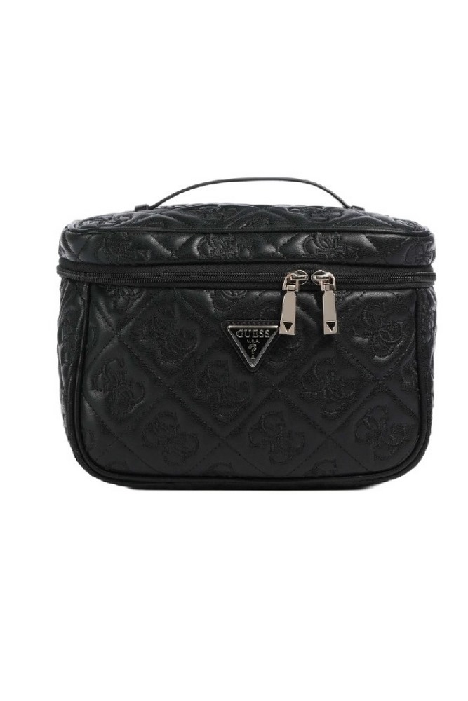 GUESS ADELASIA TOILETRY TRAIN CASE ΝΕΣΕΣΕΡ ΓΥΝΑΙΚΕΙΟ BLACK