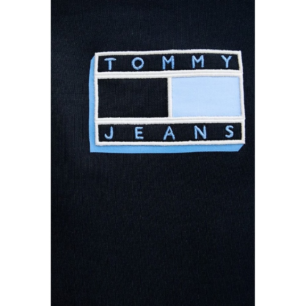 TOMMY JEANS REG POP CLR FLAG HOODIE EXT ΦΟΥΤΕΡ ΜΠΛΟΥΖΑ ΑΝΔΡΙΚΗ NAVY