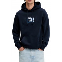 TOMMY JEANS REG POP CLR FLAG HOODIE EXT ΦΟΥΤΕΡ ΜΠΛΟΥΖΑ ΑΝΔΡΙΚΗ NAVY