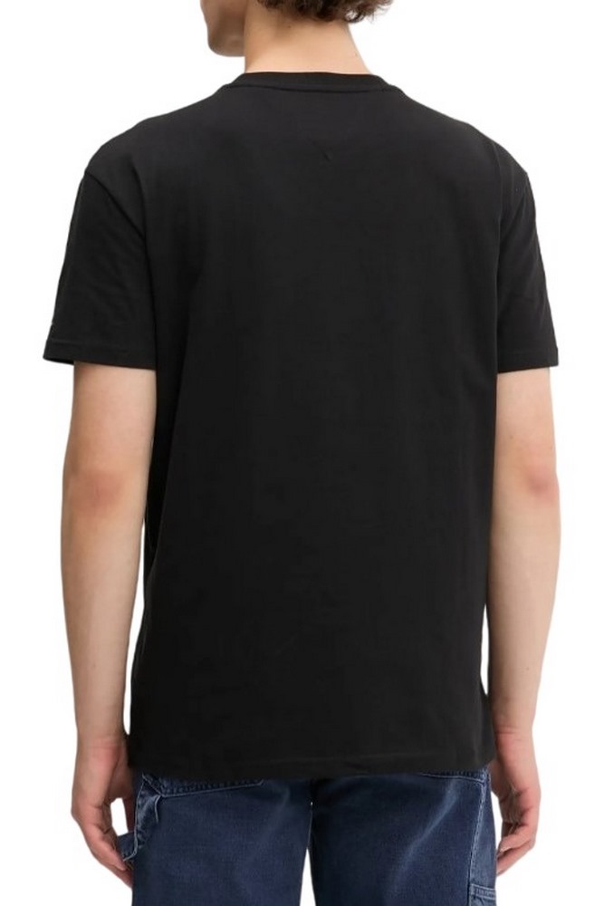 TOMMY JEANS REG USA CIRCLE GRAPH SS TE T-SHIRT ΜΠΛΟΥΖΑ ΑΝΔΡΙΚΗ BLACK