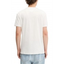 TOMMY JEANS REG USA CIRCLE GRAPH SS TE T-SHIRT ΜΠΛΟΥΖΑ ΑΝΔΡΙΚΗ WHITE