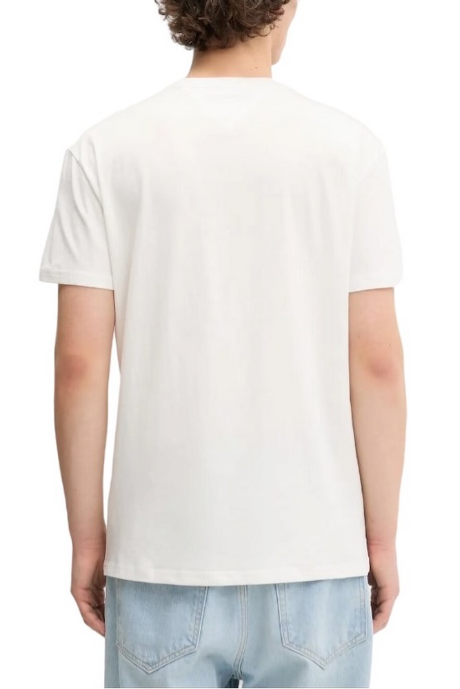TOMMY JEANS REG USA CIRCLE GRAPH SS TE T-SHIRT ΜΠΛΟΥΖΑ ΑΝΔΡΙΚΗ WHITE